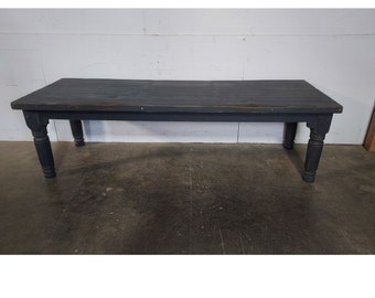 Great Mid 1800's Turned Leg Work Table/Dinning Table # 189097 Shipping is not free please conatct us before purchase Thanks