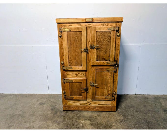 The Lorillard Oak Ice Box # 201161 Shipping is not a 1.00 Shipping is not free please contact us before purchase Thanks