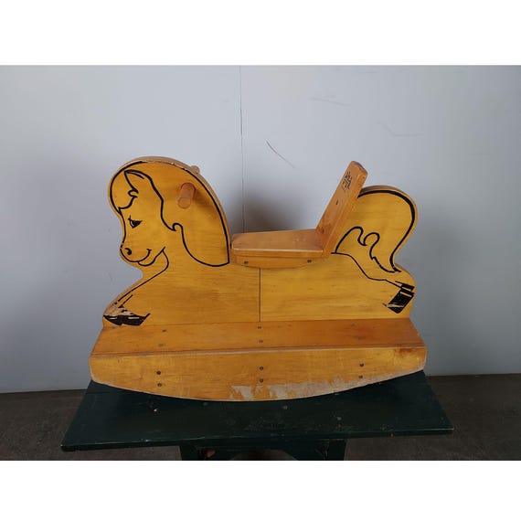 1950年代の手作りロッキングホース#195441送料は1.00ではありません