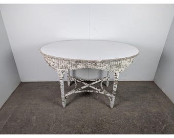 1930,S OVAL WICKER TABLE # 196318 Shipping is not a 1.00 Shipping is not free please contact us before purchase Thanks