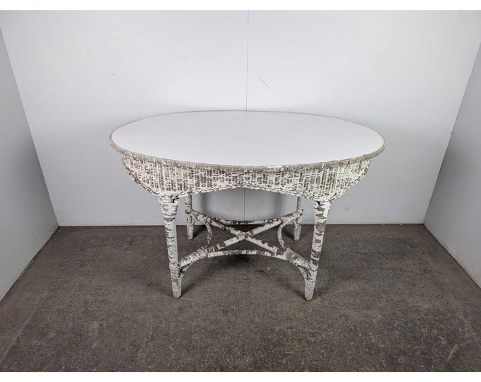 1930,S OVAL WICKER TABLE # 196318 Shipping is not a 1.00 Shipping is not free please contact us before purchase Thanks