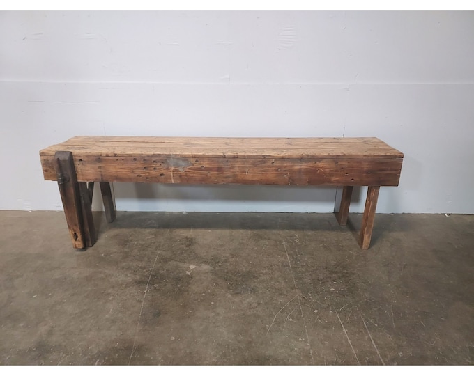 GREAT OLD WORKBENCH # 188859 Shipping is not free please conatct us before purchase Thanks