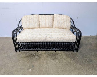 1890,S SPLIT REED SETTEE # 201035 Shipping is not a 1.00 Shipping is not free please contact us before purchase Thanks