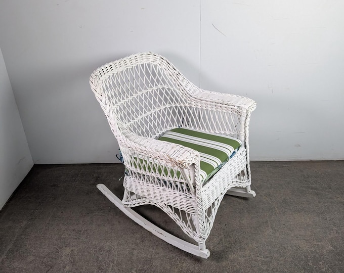 1910 Bar Harbour Wicker Rocking Chair # 196582 Shipping is not a 1.00 Shipping is not free please contact us before purchase Thanks