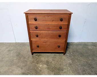 1880,s Four Drawer Pine And Cherry Chest Of Drawers # 200261 Shipping is not a 1.00 Shipping is not free please contact us before purchase