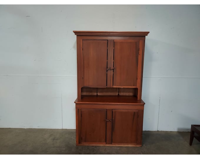 1860,S Two Piece Pine Cupboard # 190451 Shipping is not free please conatct us before purchase Thanks