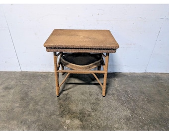 Unusual 1920,s Wicker Table # 198147 Shipping is not a 1.00 Shipping is not free please contact us before purchase Thanks