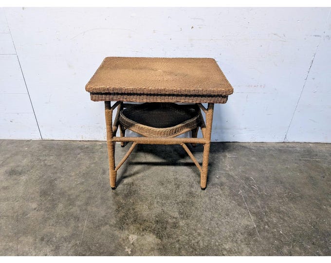 Unusual 1920,s Wicker Table # 198147 Shipping is not a 1.00 Shipping is not free please contact us before purchase Thanks