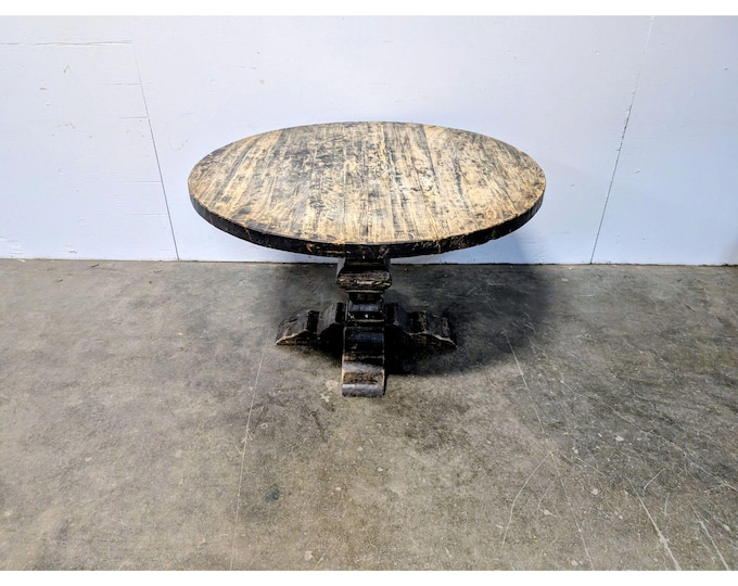 VINTAGE ROUND TABLE # 200128 Shipping is not a 1.00 Shipping is not free please contact us before purchase Thanks