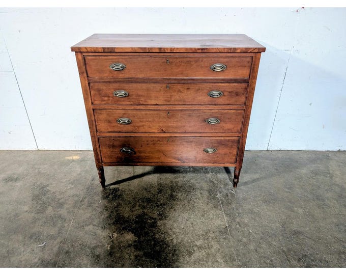 1810,s Hepplewhite Mahogany Four Drawer Chest Of Drawers # 197883 Shipping is not a 1.00 Shipping is not free