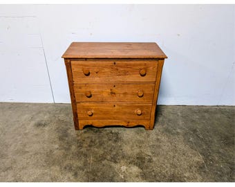 Mid 1800,s Three Drawer Pine Chest Of Drawers # 201019 Shipping is not a 1.00 Shipping is not free please contact us before purchase Thanks