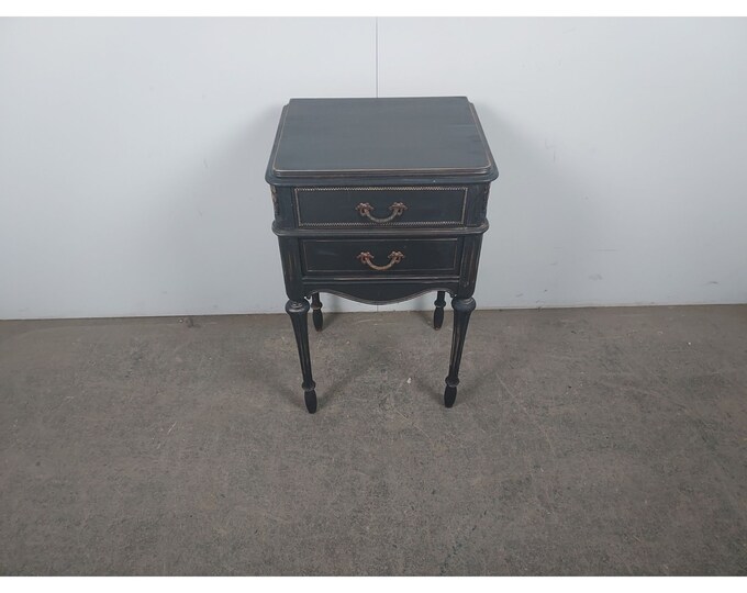 Vintage Two Drawer Side Table # 194340 Shipping is not free please conatct us before purchase Thanks