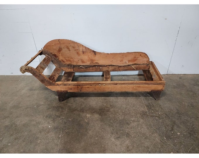 1840,s Chaise Awaiting Your Upholstery # 188490 Shipping is not a 1.00 Shipping is not free please contact us before purchase Thanks