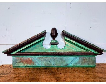 1860,s Zinc And Wood Door Topper # 194908 Shipping is not a 1.00 Shipping is not free please contact us before purchase Thanks