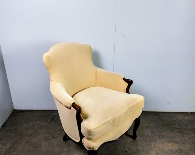 1930,s French Upholstered Arm Chair # 195730 Shipping is not a 1.00 Shipping is not free please contact us before purchase Thanks