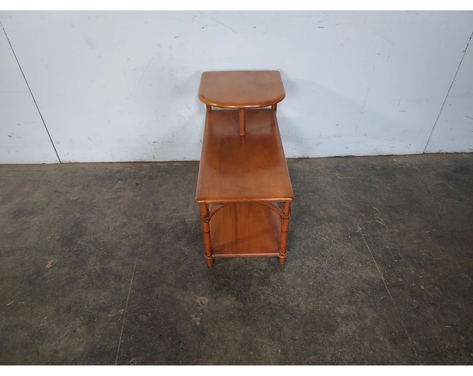 1950,s Heywood Wakefield Three Tier Step Down Table # 194397 Shipping is not free please conatct us before purchase Thanks