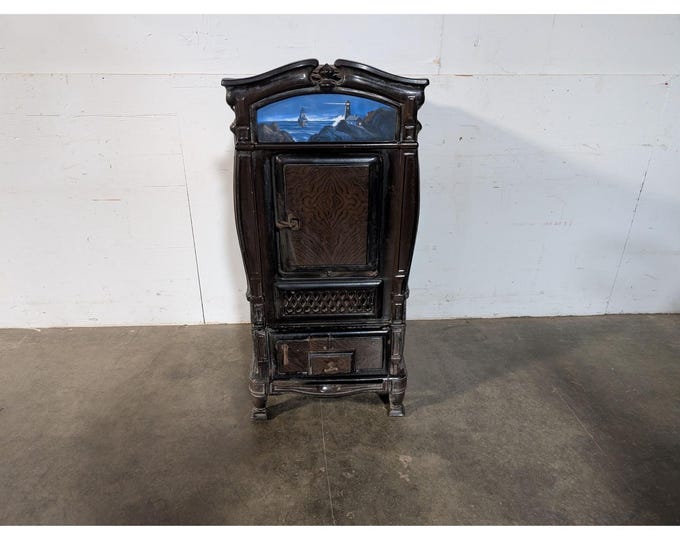 1900,s Cast Iron Wood Burning Stove # 195921 Shipping is not a 1.00 Shipping is not free please contact us before purchase Thanks