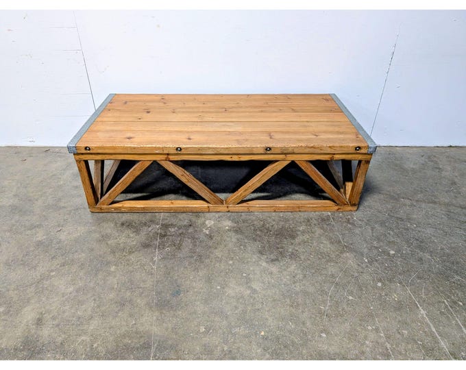 Vintage Pine Coffee Table # 200116 Shipping is not a 1.00 Shipping is not free please contact us before purchase Thanks