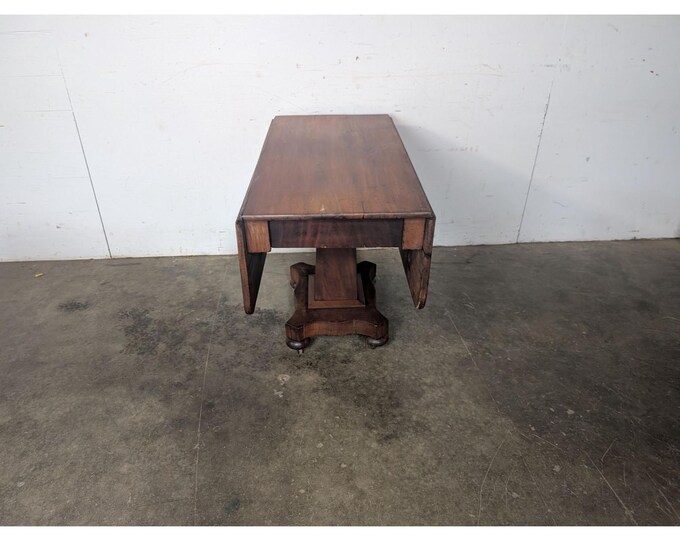 1840,s One Drawer Mahogany Drop Leaf Table # 197503 Shipping is not a 1.00 Shipping is not free please contact us before purchase Thanks