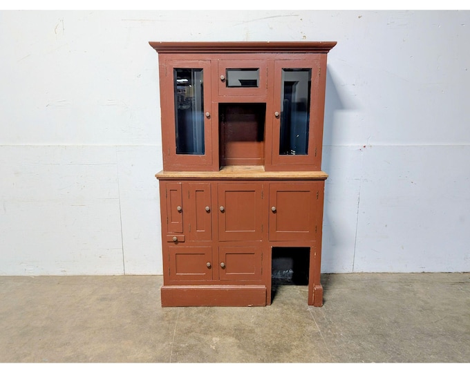 1890,s Two Piece Barbers Cabinet # 199136 Shipping is not a 1.00 Shipping is not free please contact us before purchase Thanks