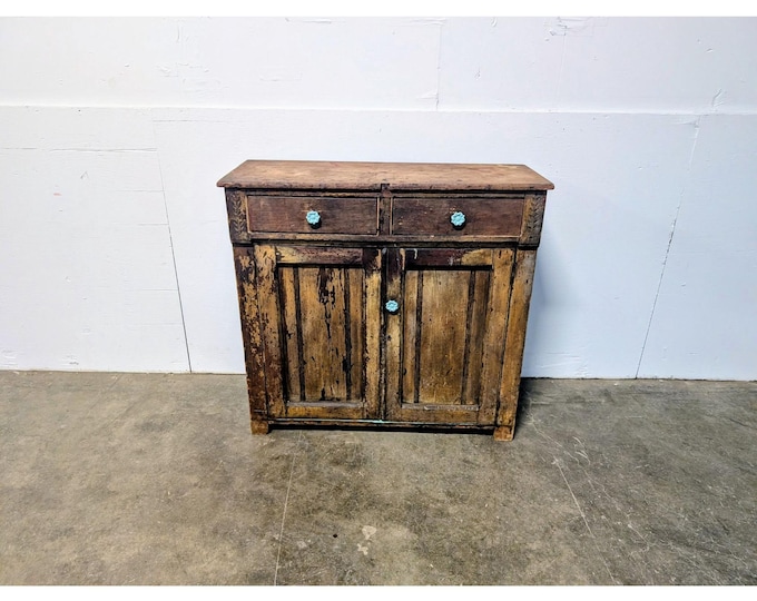 Early 1800,s Double Door Jelly Cabinet # 199737 Shipping is not a 1.00 Shipping is not free please contact us before purchase Thanks