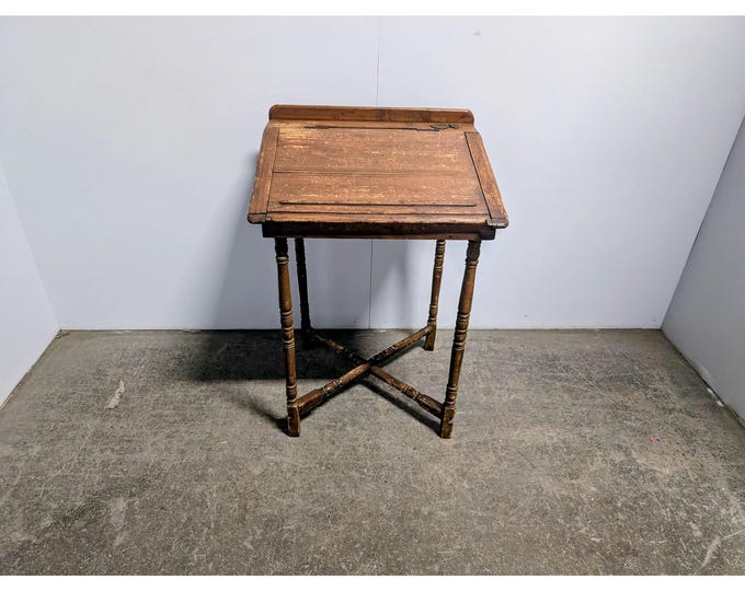 Late 1800,s Unusual Flip Top Desk # 200492 Shipping is not a 1.00 Shipping is not free please contact us before purchase Thanks