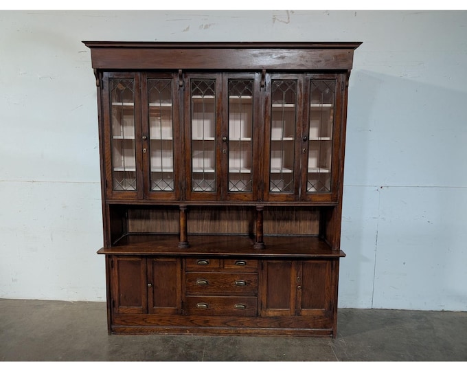 1880, S TWO PIECE CABINET # 197179 Shipping is not a 1.00 Shipping is not free please contact us before purchase Thanks