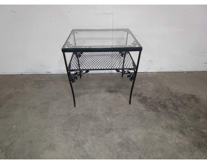 1940,S Iron And Glass Table # 186192 Shipping is not free please conatct us before purchase Thanks