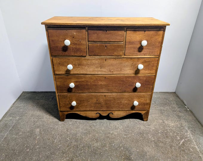 1860,s English Pine Chest Of Drawers # 201567 Shipping is not a 1.00 Shipping is not free please contact us before purchase Thanks