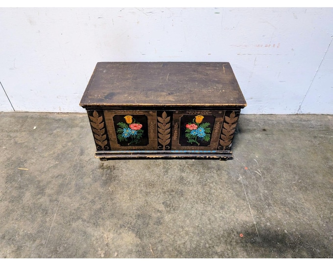 Simple Mid 1800,s Paint Decorated Flip Truck # 198260 Shipping is not a 1.00 Shipping is not free please contact us before purchase Thanks