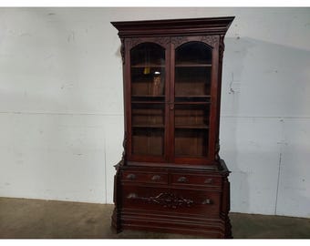 1850,S MAHOGANY BOOKCASE # 195562 Shipping is not a 1.00 Shipping is not free please contact us before purchase Thanks