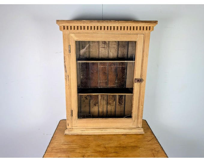 Mid 1800,s Pine Medicine Cabinet # 197816 Shipping is not a 1.00 Shipping is not free please contact us before purchase Thanks