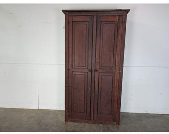Mid 1800,s Two Door Pa Cupboard # 197062 Shipping is not a 1.00 Shipping is not free please contact us before purchase Thanks