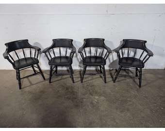 Set Of Four 1940,s Painted Tavern Chairs # 196368 Shipping is not a 1.00 Shipping is not free please contact us before purchase Thanks