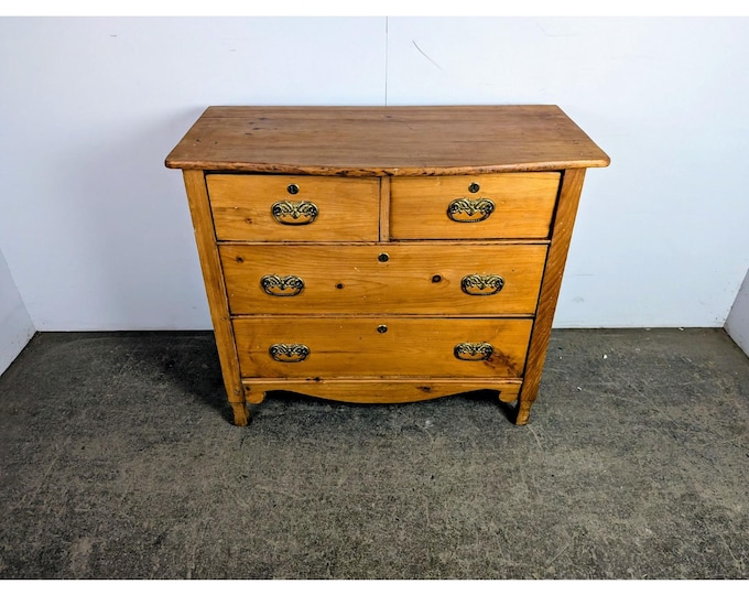 Simple 1900,s Four Drawer Pine Chest Of Drawers # 196471 Shipping is not a 1.00 Shipping is not free please contact us before purchase