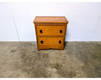 Mid 1800,s Two Drawer Pine Chest Of Drawers # 201021 Shipping is not a 1.00 Shipping is not free please contact us before purchase Thanks