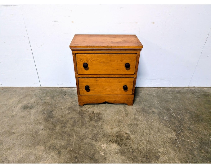 Mid 1800,s Two Drawer Pine Chest Of Drawers # 201021 Shipping is not a 1.00 Shipping is not free please contact us before purchase Thanks