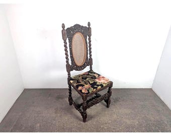 Mid 1800's Caned Side Chair # 196246 Shipping is not a 1.00 Shipping is not free please contact us before purchase Thanks
