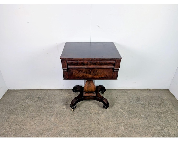 1840,s Two Drawer Mahogany Table # 197568 Shipping is not a 1.00 Shipping is not free please contact us before purchase Thanks
