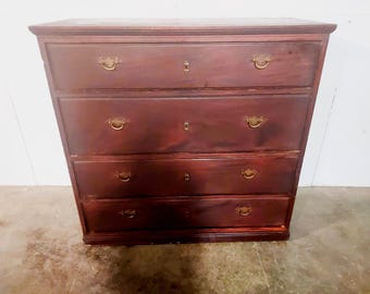 Handsome Mid 1800,s Chest Of Drawers # 192090 Shipping is not a 1.00 Shipping is not free please contact us before purchase Thanks