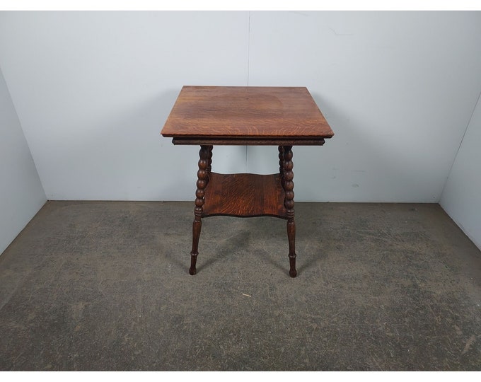 1920,s Two Tier Oak Table # 192519 Shipping is not free please conatct us before purchase Thanks