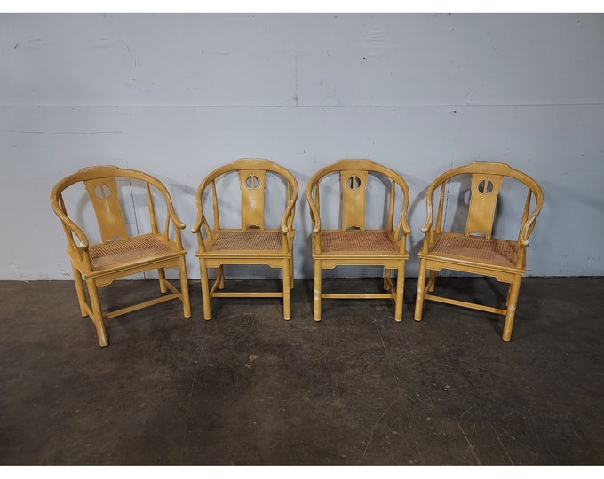 Set Of Four 1940,s Horseshoe Chairs # 190492 Shipping is not free please conatct us before purchase Thanks