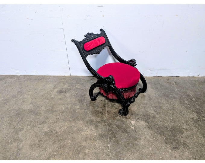1860,s Unique And Rare Side Chair # 201396 Shipping is not a 1.00 Shipping is not free please contact us before purchase Thanks