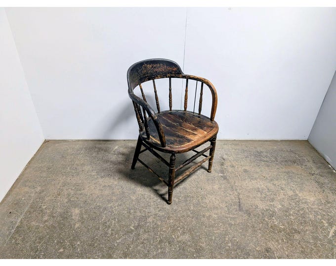 Mid 1800,s Barrel Back Arm Chair # 200209 Shipping is not a 1.00 Shipping is not free please contact us before purchase Thanks