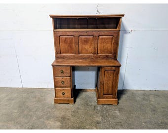 1920,s Oak Drop Front Desk # 199029 Shipping is not a 1.00 Shipping is not free please contact us before purchase Thanks