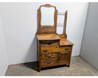 All In One 1920,s Oak Chest Of Drawers # 198290 Shipping is not a 1.00 Shipping is not free please contact us before purchase Thanks