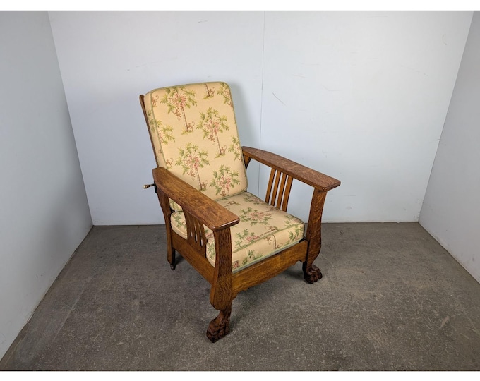 1920,S OAK MORRIS CHAIR # 196314 Shipping is not a 1.00 Shipping is not free please contact us before purchase Thanks
