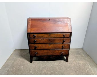 1840,s Cherry Hepplewhite Slant Front Desk # 198266 Shipping is not a 1.00 Shipping is not free please contact us before purchase Thanks