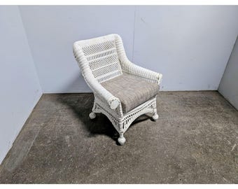 1890,S WICKER ARM CHAIR # 198321 Shipping is not a 1.00 Shipping is not free please contact us before purchase Thanks