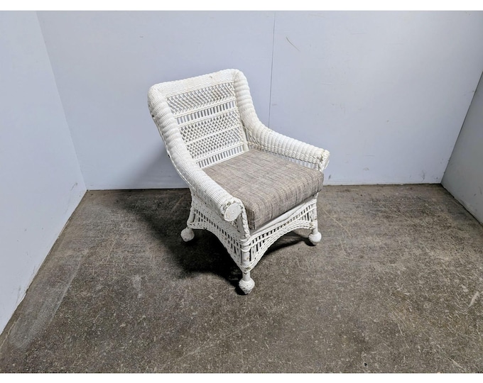 1890,S WICKER ARM CHAIR # 198321 Shipping is not a 1.00 Shipping is not free please contact us before purchase Thanks